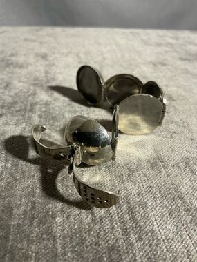 Vintage 1960s Sterling Silver Photo Orb Locket/Pendant